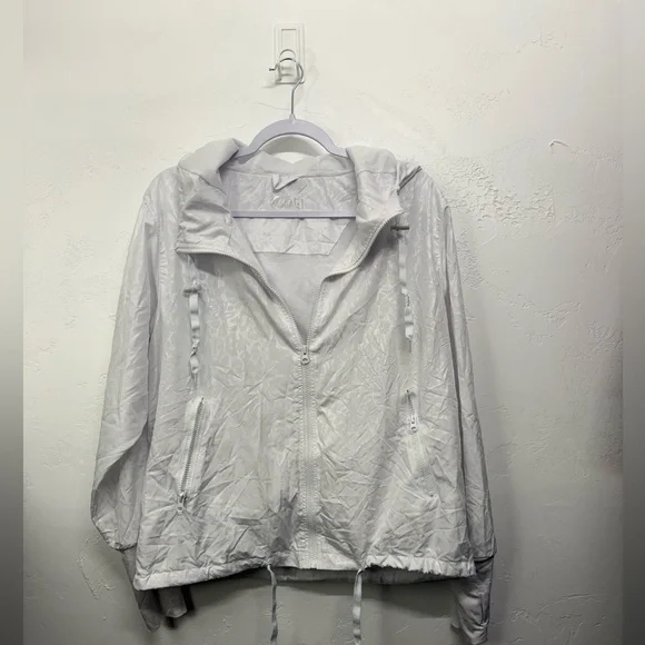 ZYIA Light Gray Active Jacket Women’s size L - Picture 1 of 3